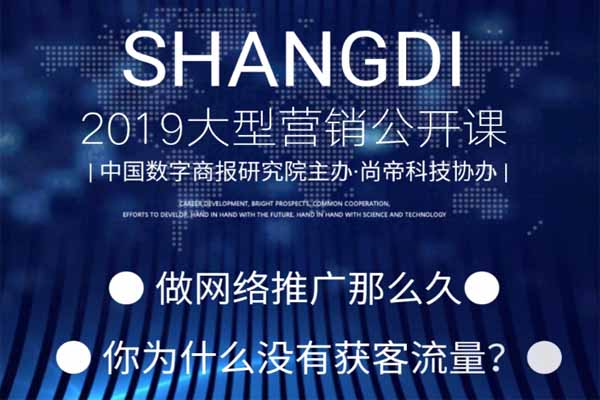 2019中国商报数字研究院大型营销公开课